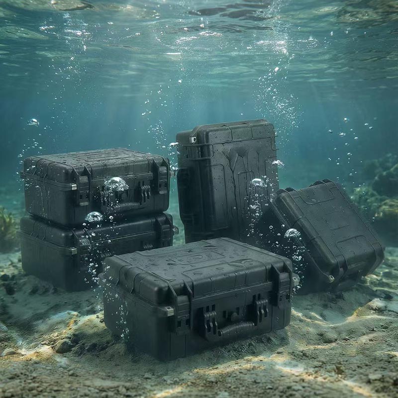 Boîte rigide entièrement hermétique, étanche à la poussière et à l'eau